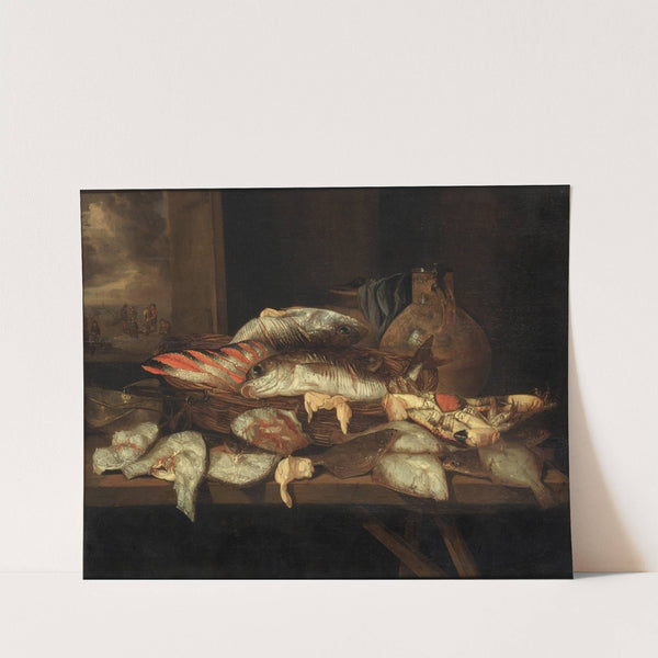 Still Life with Halibut and other Fish by Abraham van Beijeren