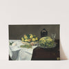 Still Life with Melon and Peaches (c. 1866) by Édouard Manet