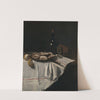 Still Life with Oysters (1860) by François Bonvin