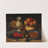 Still Life With Pike’s Head And Hazelnuts (1590 – 1600) by Georg Flegel