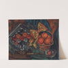 Still life with pomegranates and fruit (1930) by Mark Gertler