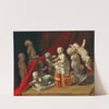 Still Life with Putti by Peter Fendi