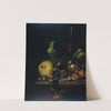 Still Life with Quinces, Medlars and a Glass by Martinus Nellius