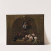 Still life with red-legged partridge, pheasant and peaches (1715) by Alexandre François Desportes