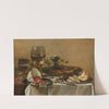 Still Life With Roemer, Smoked Herring, Walnuts, White Currants And Wild Strawberries by Pieter Claesz
