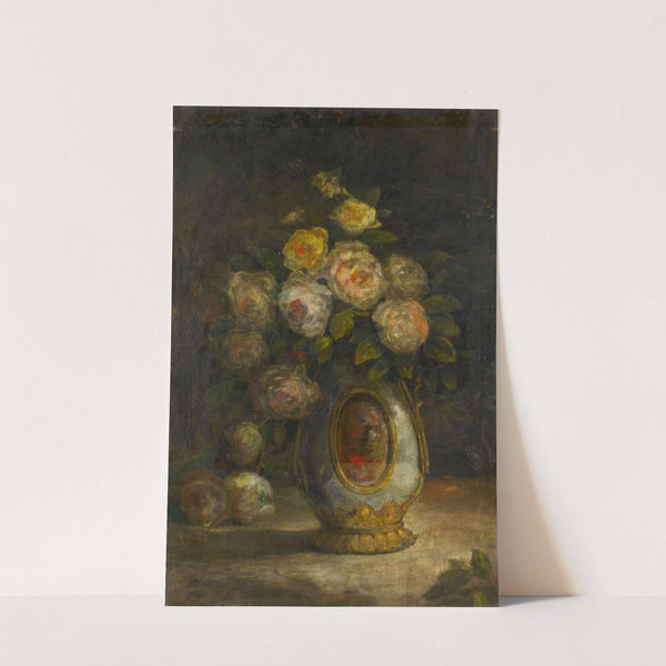 Still Life with Roses by Hüseyin Zekai Paşa