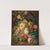 Still Life with Roses and Butterflies by a Brook in a Forest by Josef Lauer