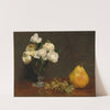 Still Life with Roses and Fruit by Henri Fantin-Latour