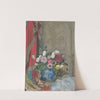 Still life with roses, anemones and chrysanthemums in a Chinese vase by Sergei Chekhonin