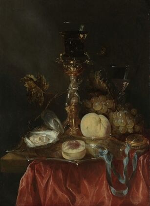 Still Life with Silver-Gilt Glass Holder