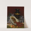 Still Life with Strawberries and Lilacs by William Mason Brown