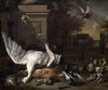 Still Life with Swan and Game before a Country Estate