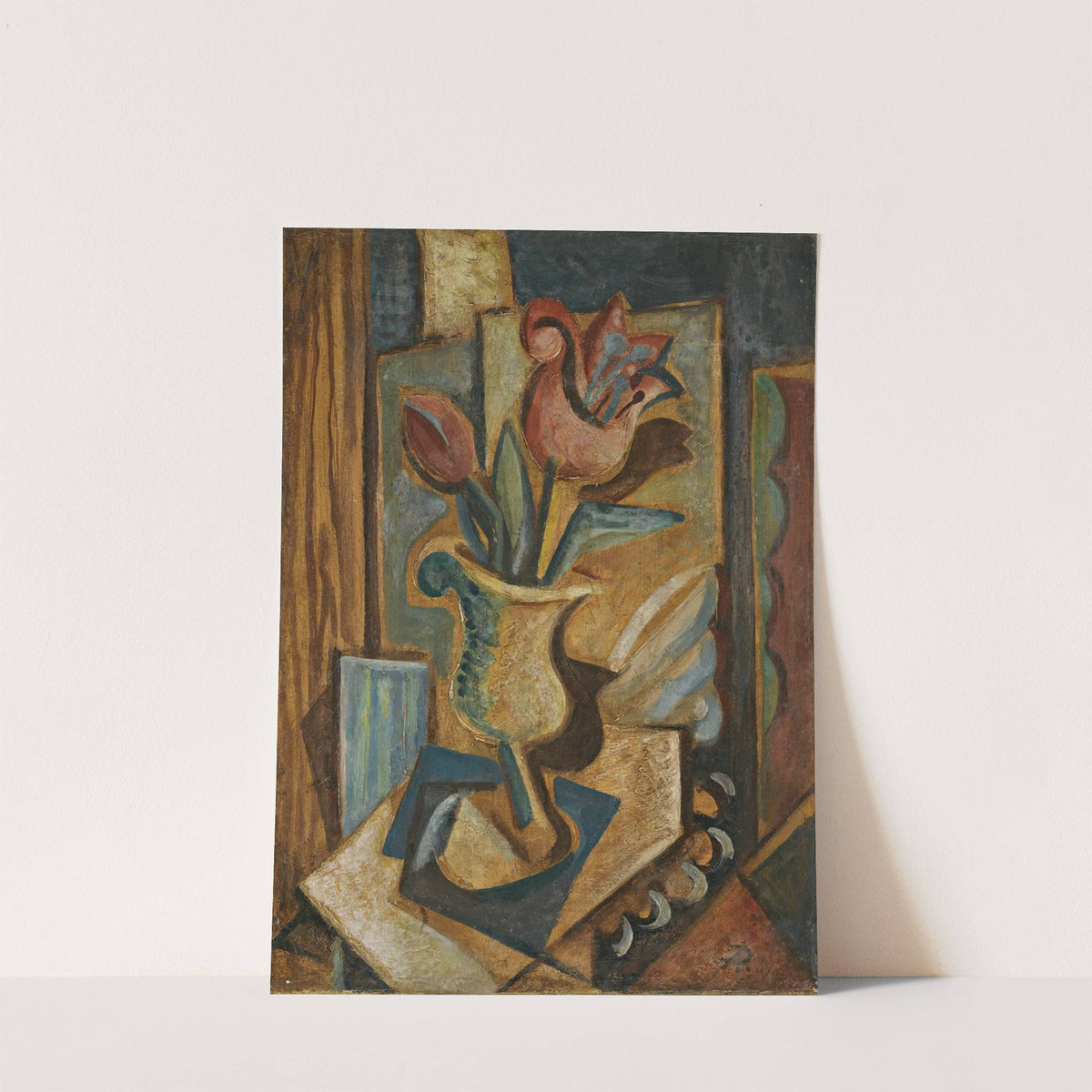 Still Life With Tulips by Antonin Procházka