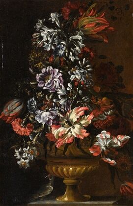 Still Life With Vase Of Flowers
