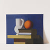 Still Life with White Jar, Orange and Book by Vilhelm Lundstrøm
