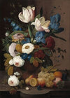 Still Life,Flowers and Fruit (1848)