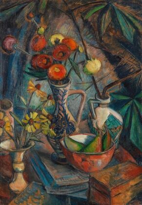 Stilleben mit Blumen