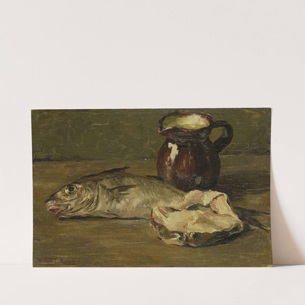Stilleven met kabeljauw by Willem Roelofs II