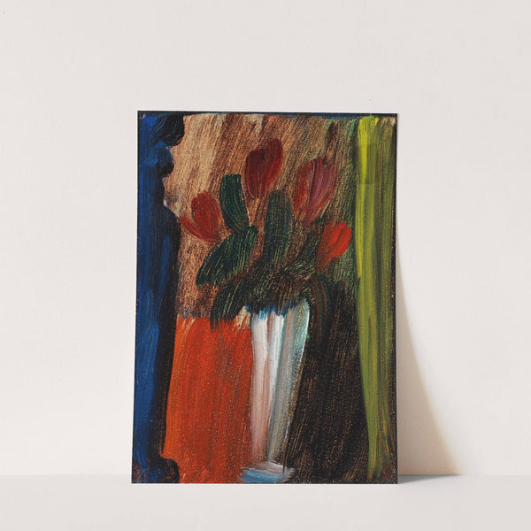 Stillleben (Blumen in weißer Vase) (1936) by Alexej von Jawlensky