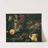 Stillleben mit Meerschweinchen, Blumen und Früchten by Franz Werner von Tamm