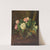 Stillleben mit Rosen in Glasvase und zwei Eheringen by Josef Jungwirth