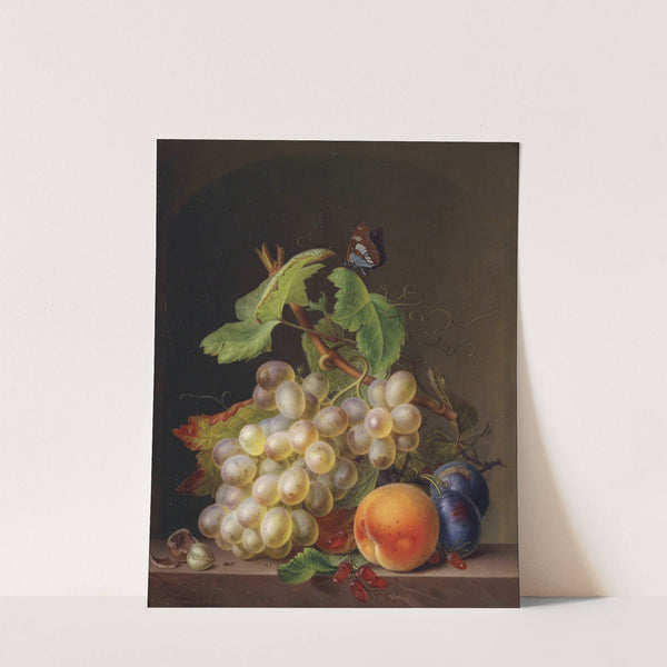 Stillleben Mit Weintrauben by Ernst Moritz Gustav Tettelbach