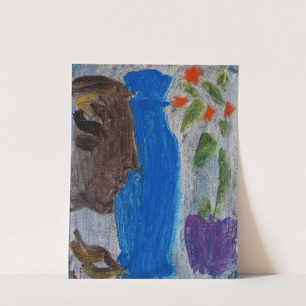 Stillleben; Profil einer Terrakottafigur (1936) by Alexej von Jawlensky