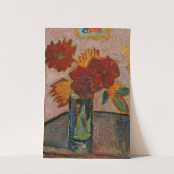 Stillleben (Still Life With Flowers) (1933) by Alexej von Jawlensky