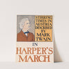 Stirring times in Austria described by Mark Twain in Harper&#039;s March by Edward Penfield
