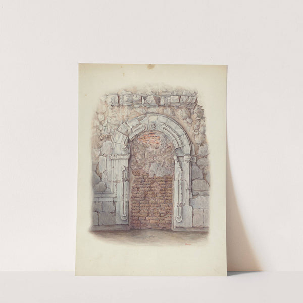 Stone Doorway, Carved (1940) by Hal Blakeley