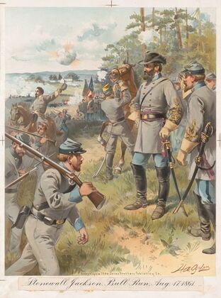Stonewall Jackson, Bull Run, Aug. 17, 1861