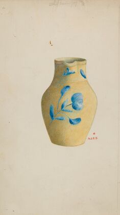 Stoneware Cream Pitcher