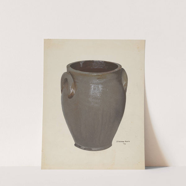 Stoneware Crock by Jerome Hoxie