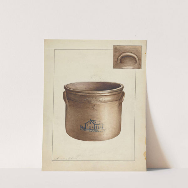 Stoneware Crock by Anna Aloisi