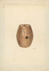 Stoneware Flask