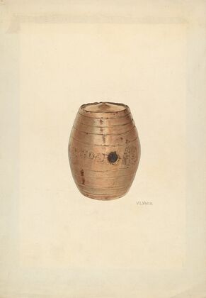 Stoneware Flask