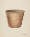 Stoneware Flower Pot (c. 1937)