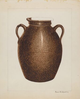 Stoneware Jar