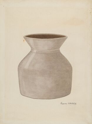 Stoneware Jar