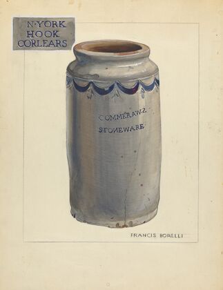 Stoneware Jar