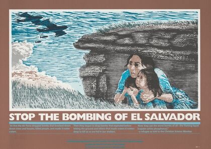 Stop the bombing of El Salvador.
