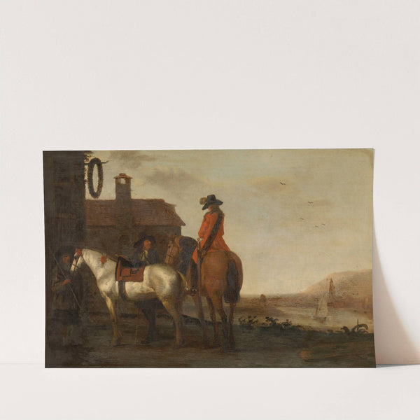Stopping Place for Horsemen and Horses by Abraham Van Calraet