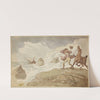 Storm and shipwreck by Thomas Rowlandson
