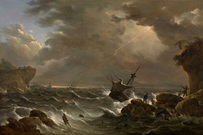Storm at Sea — size preview