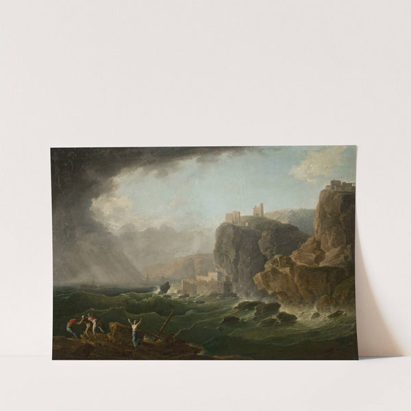 Storm at sea (18th century) by Gregorio Fidanza