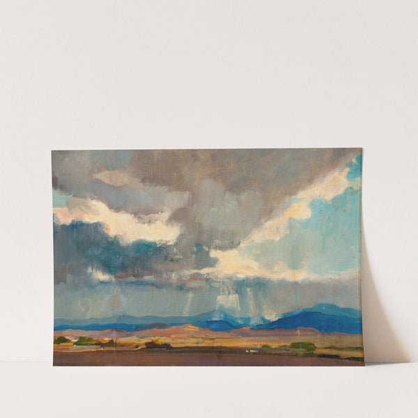 Storm over a Western Landscape by Oliver Dennett Grover