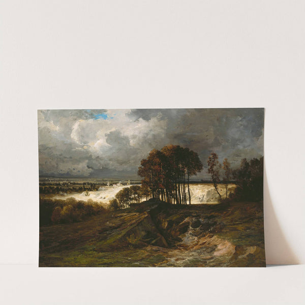 Storm, The Quarry at Montmartre (between 1820 and 1840) by Georges Michel