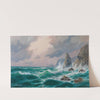 Stormy Sea before a Rocky Coast by Max Jensen