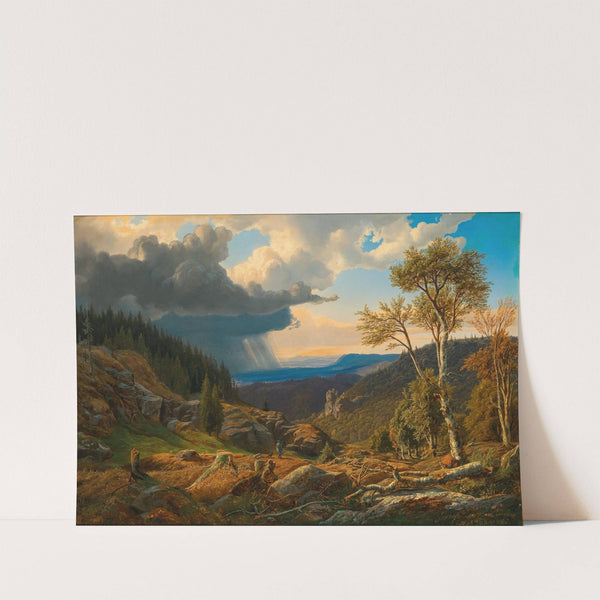 Stormy Weather upcoming (landscape by Ossegg) by Anton Liehm