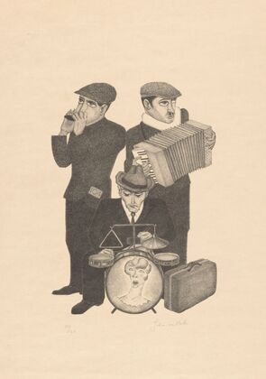 Straatmuzikanten (ca. 1925)